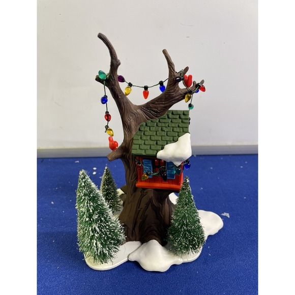 Department Dept 56 Christmas Snow‎ Village Clubhouse KIDS TREE HOUSE w/ Box - Picture 5 of 5